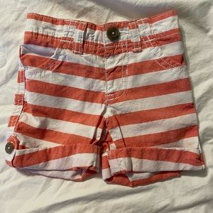 Old navy striped shorts baby boy 3-6 months